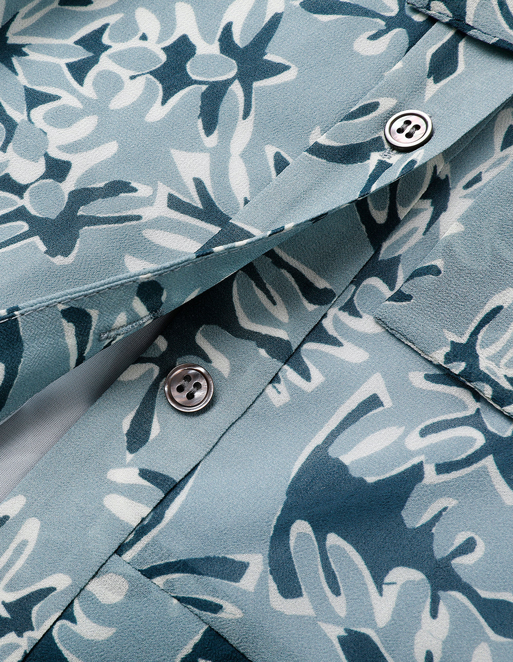 MARYLING V-Neck Mid-Sleeve A-Hem Printed Dress