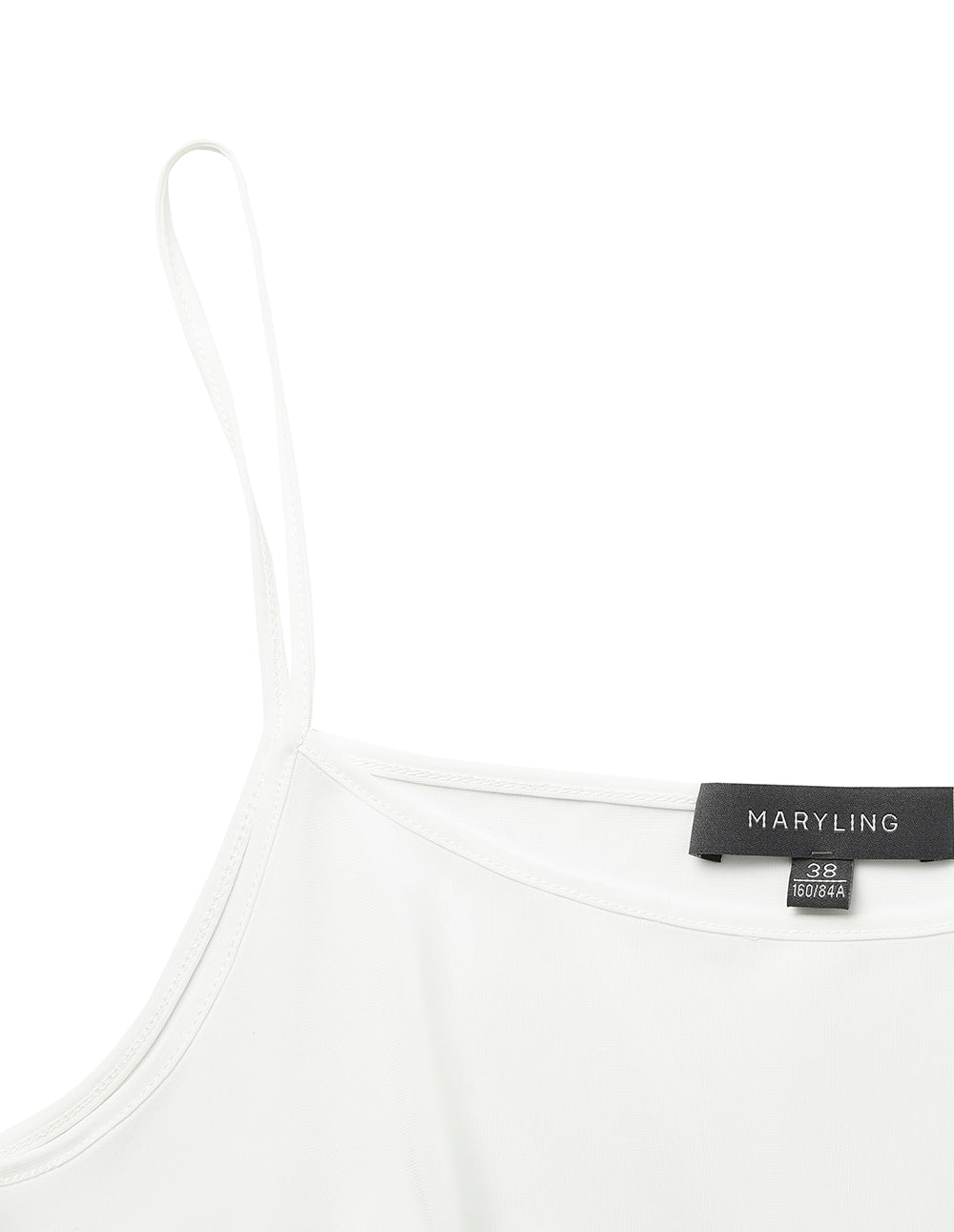 MARYLING Round-Neck Long-Sleeve Slim Green Gingham Art Print Top