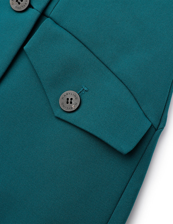 MARYLING Straight Double-Breasted Blazer