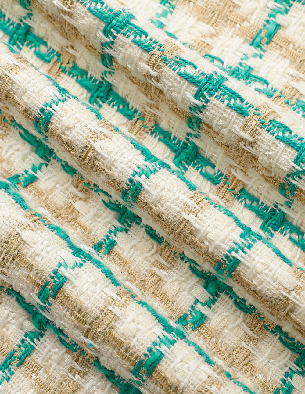 MARYLING Checked Short Tweed Jacket