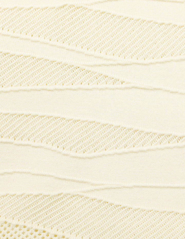 MARYLING Crew-Neck Sleeveless Ribbed Knit Top