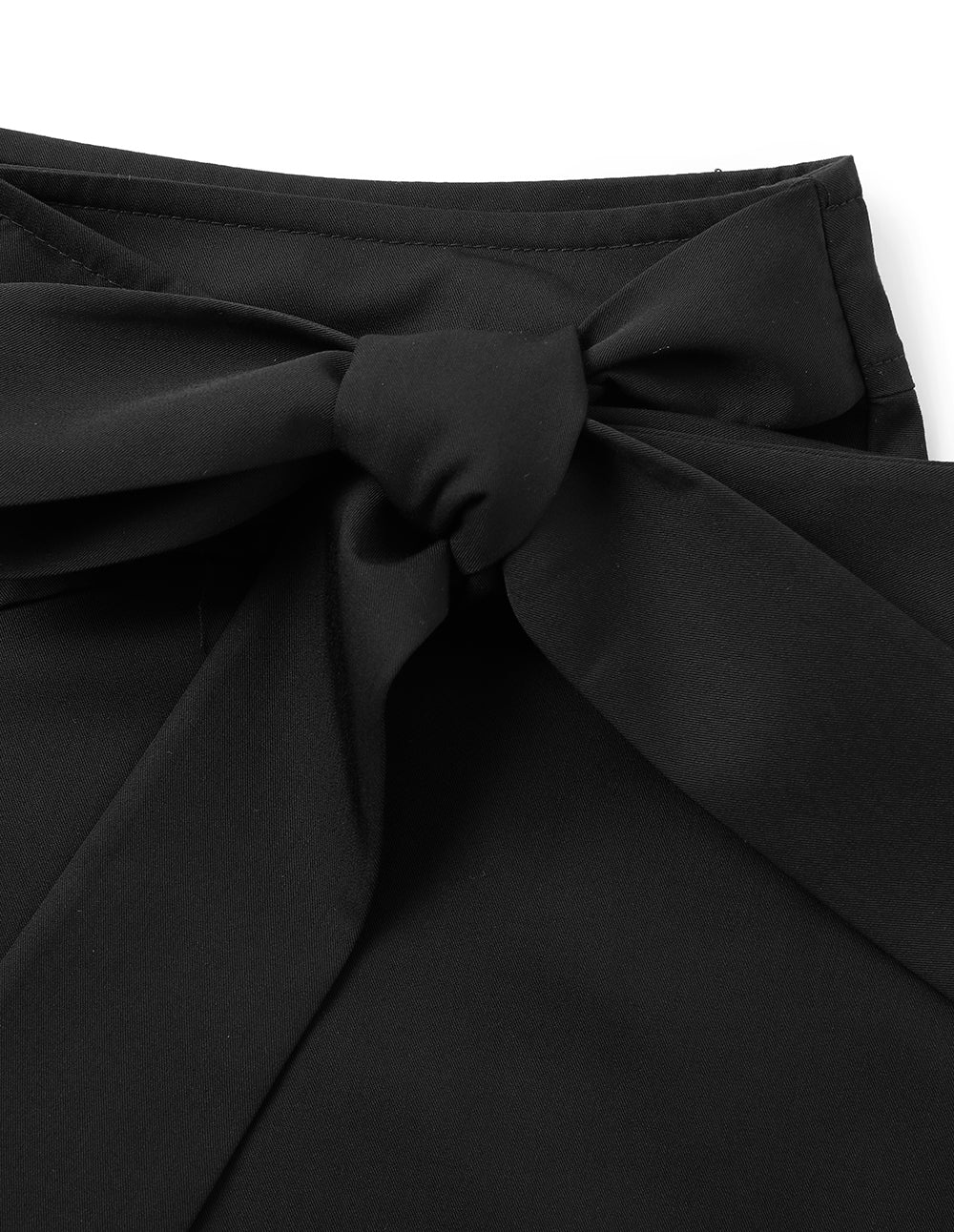 MARYLING Black A-Hem Skirt