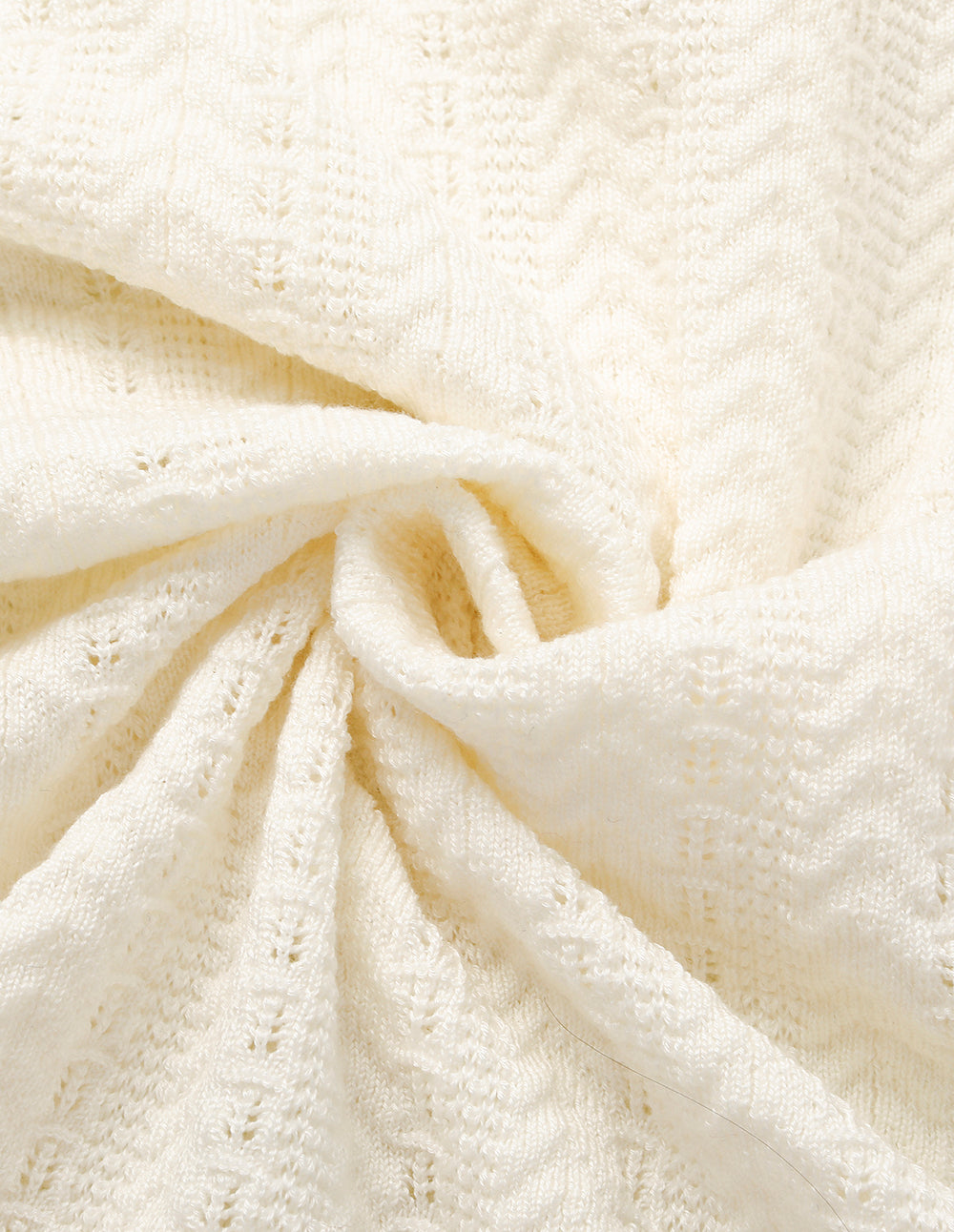 MARYLING V-Neck Tied Long-Seeve Silk Top