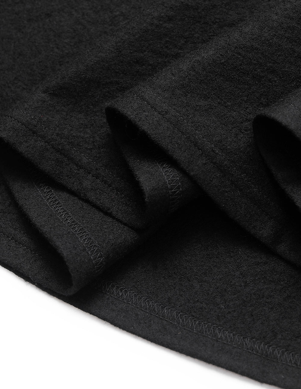 MARYLING Black Ruffled Large Skirt Dress