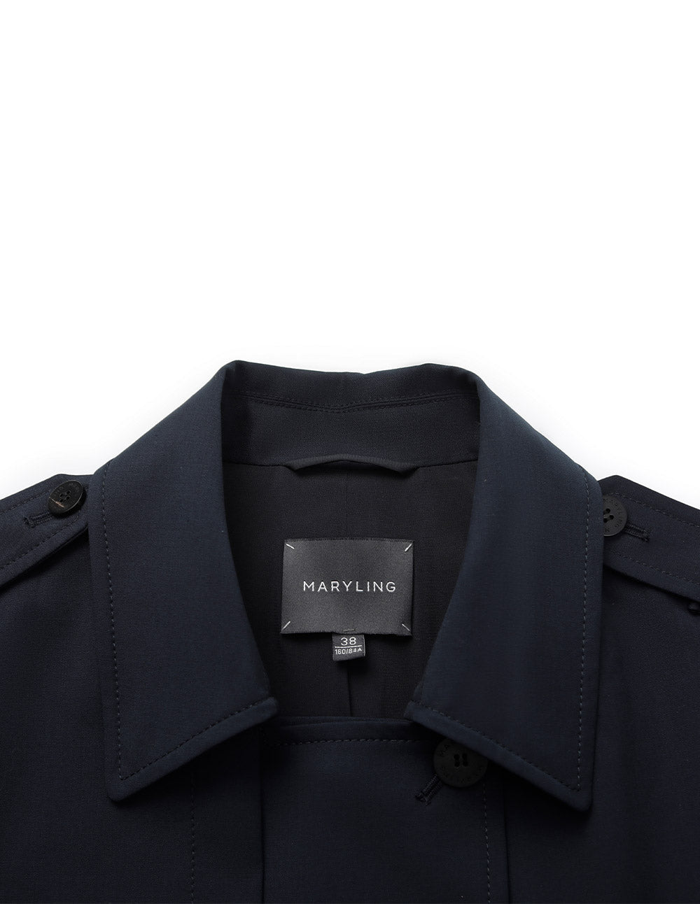 MARYLING Double-Breasted Trench Coat