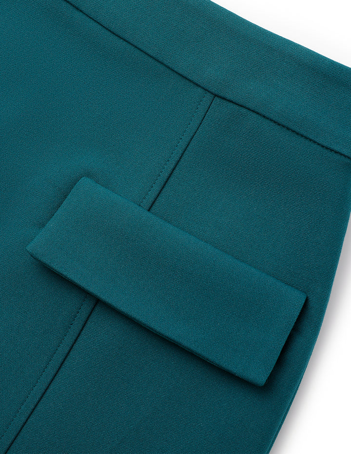 MARYLING Straight Slit Skirt