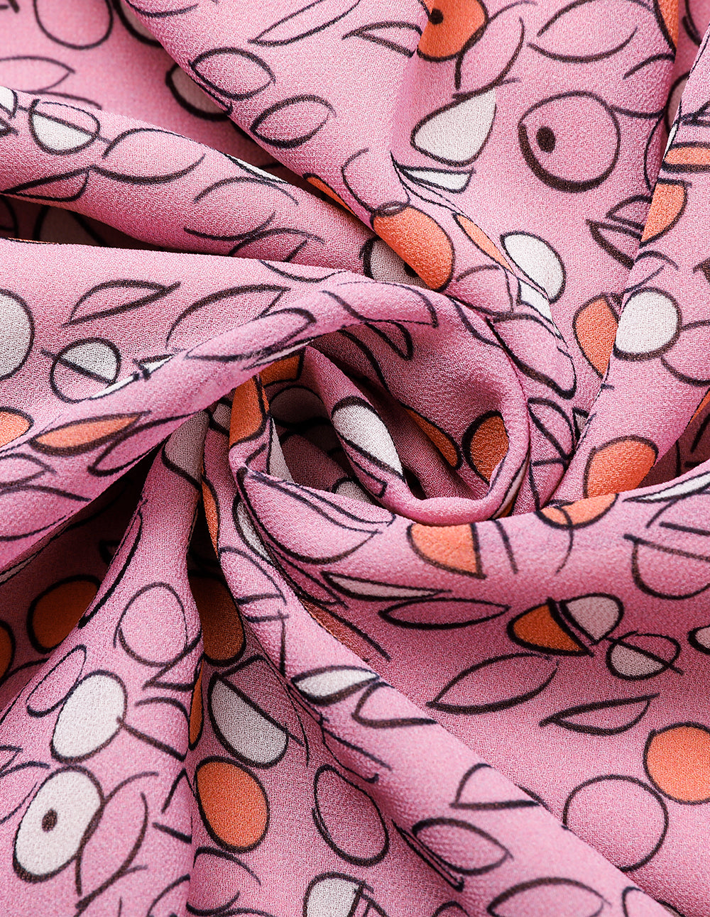 MARYLING Ribbon Pleated Short-Sleeved Dress