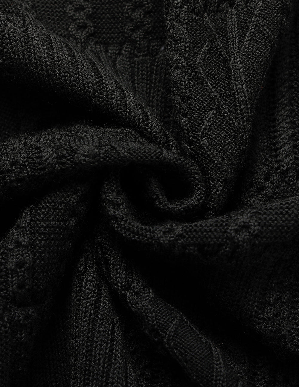 MARYLING Half-High Collar White-Striped Zipper Knitted Sweater