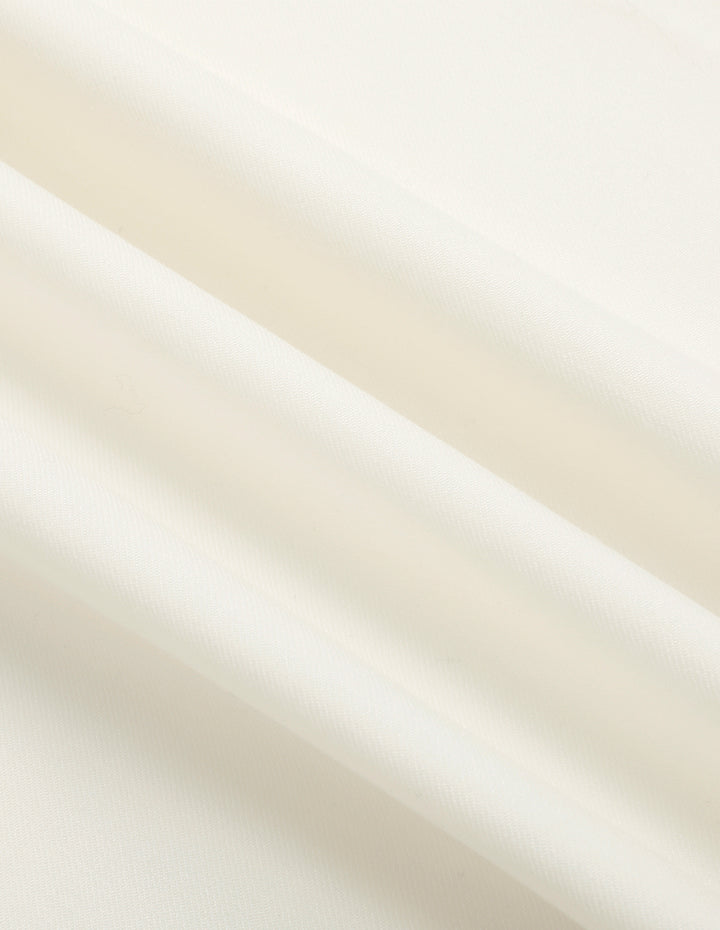 MARYLING Off-White Straight Skirt