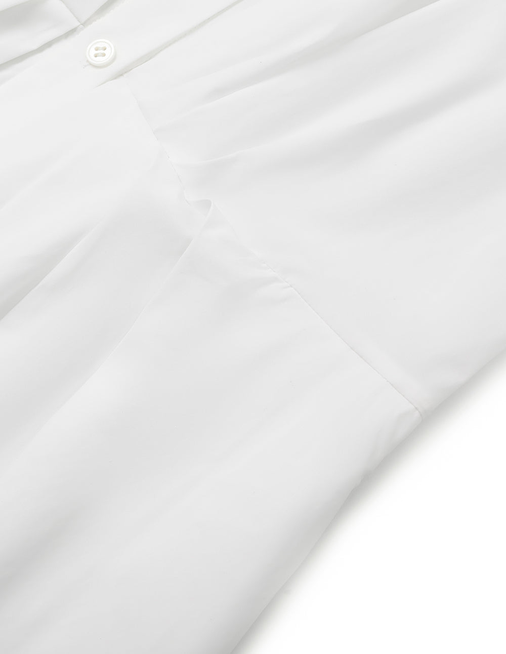 MARYLING Batwing-Sleeve Pleated Waist Midi Shirt Dress