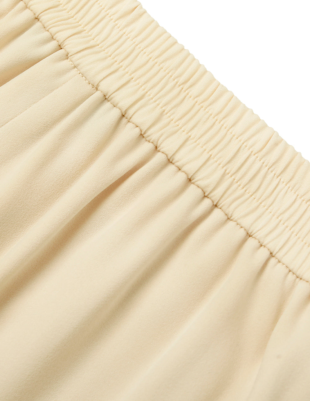 MARYLING Beige High-Waist Straight Trousers