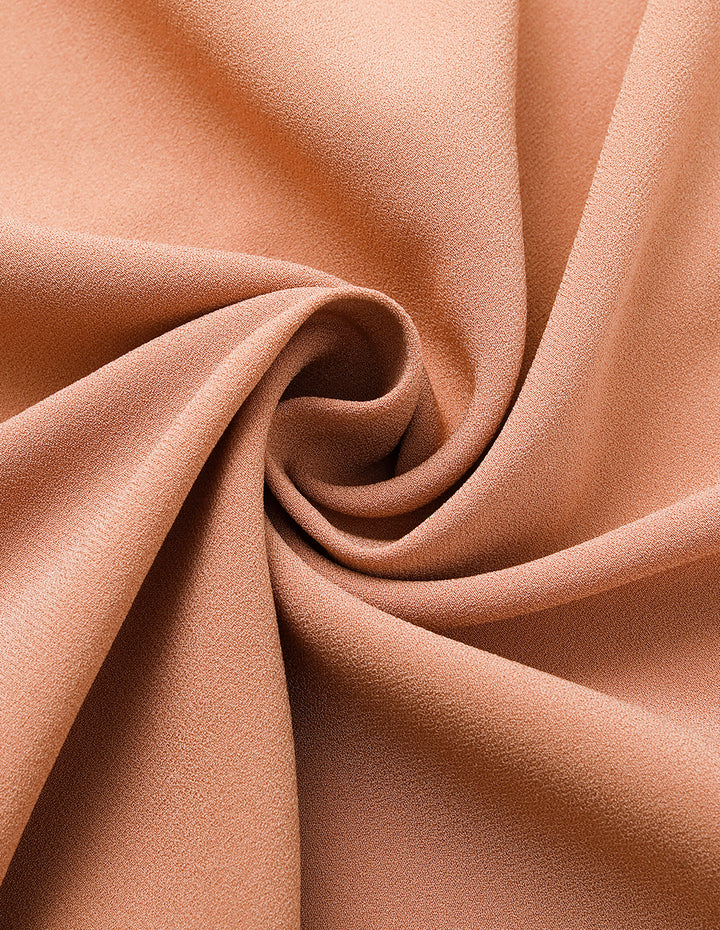 MARYLING V-Neck Sleeveless Shift Fishtail Midi Dress