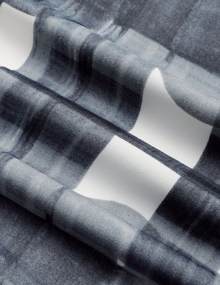 MARYLING V-Neck Ruffled Printed Blouse