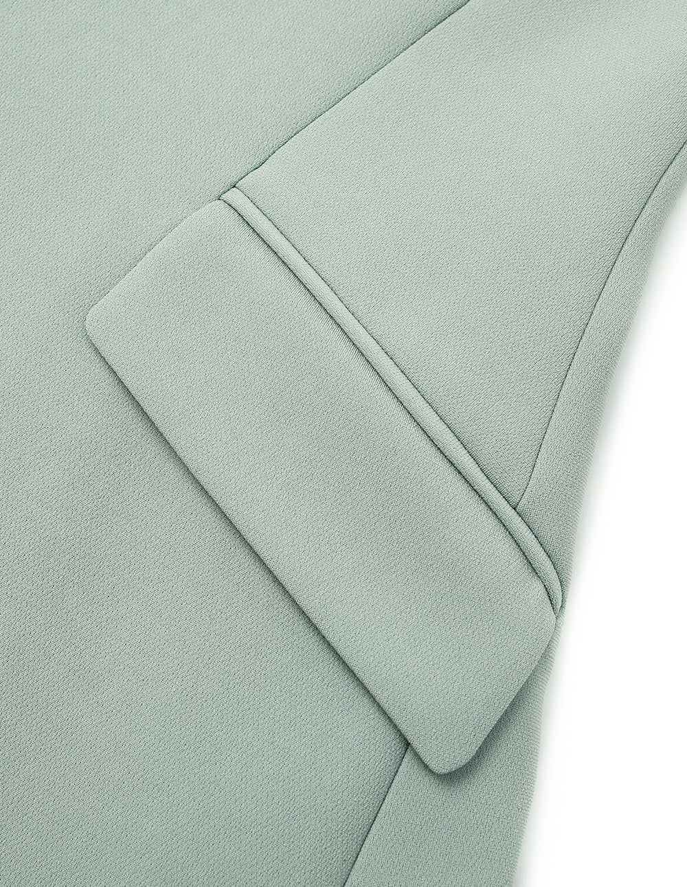 MARYLING Peaked Lapel One-Button Long-Sleeve Blazer