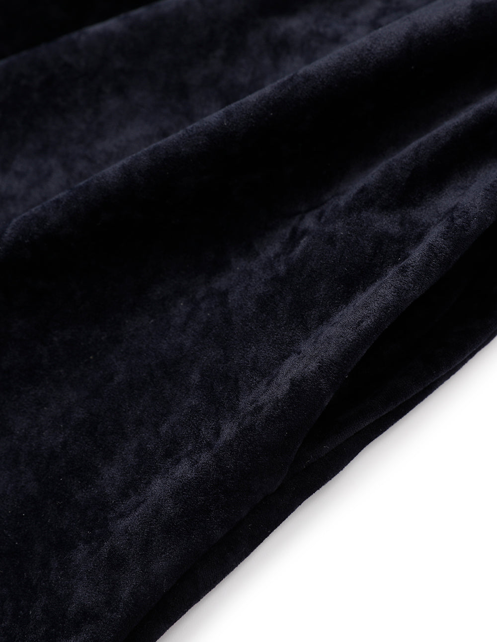 MARYLING V-Neck Short Sleeve Dark Blue Wrap Dress