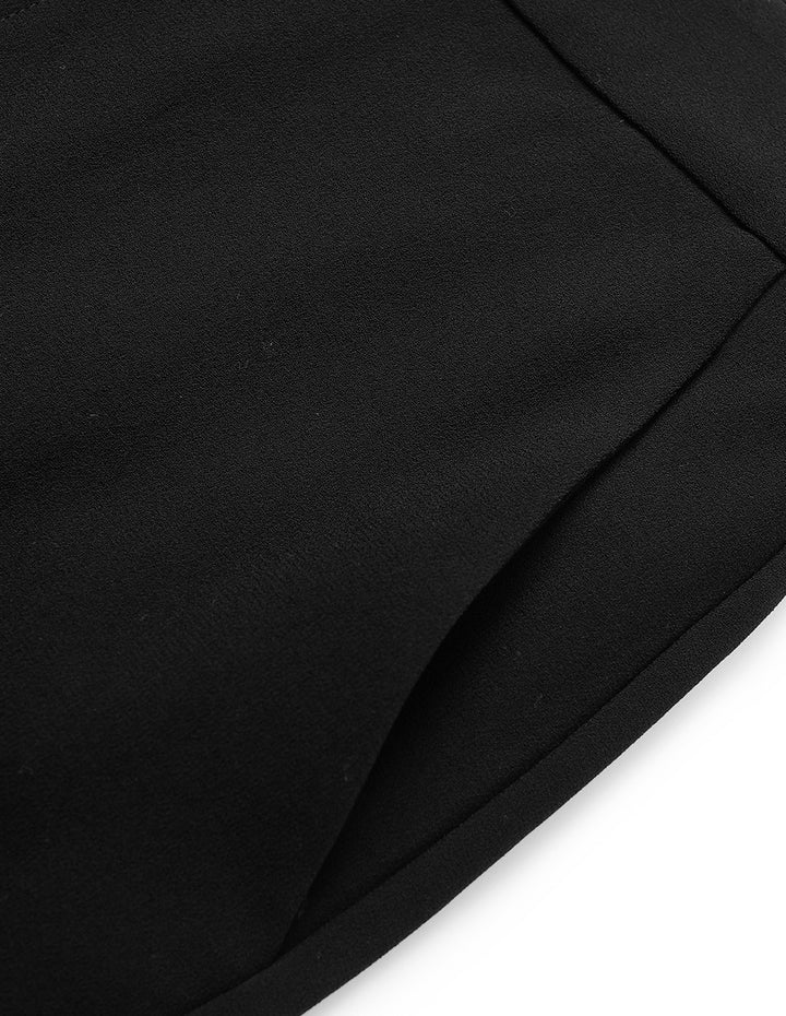 MARYLING Black High-Waist Trousers