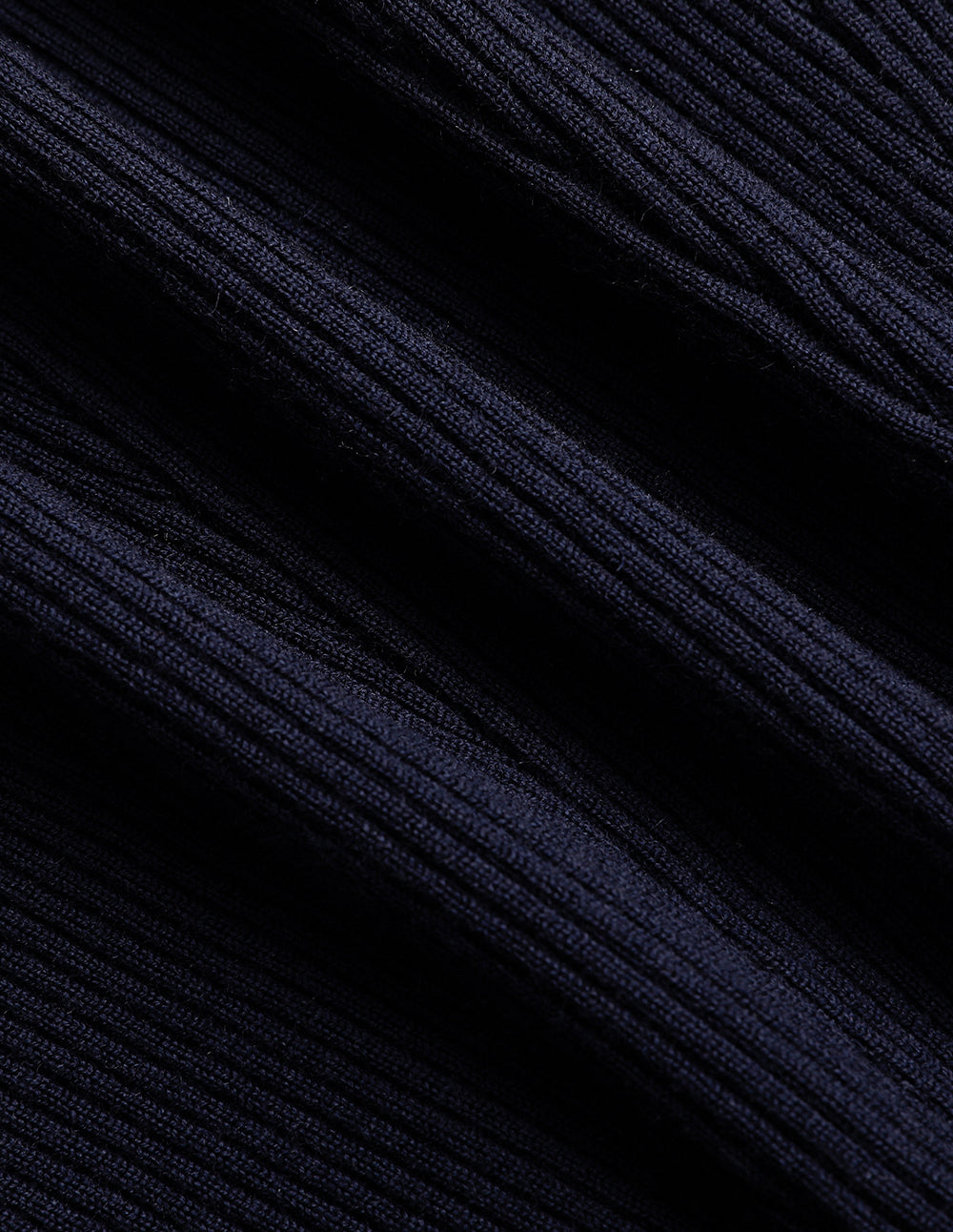 MARYLING Dark Blue Fishtail Knitted Skirt