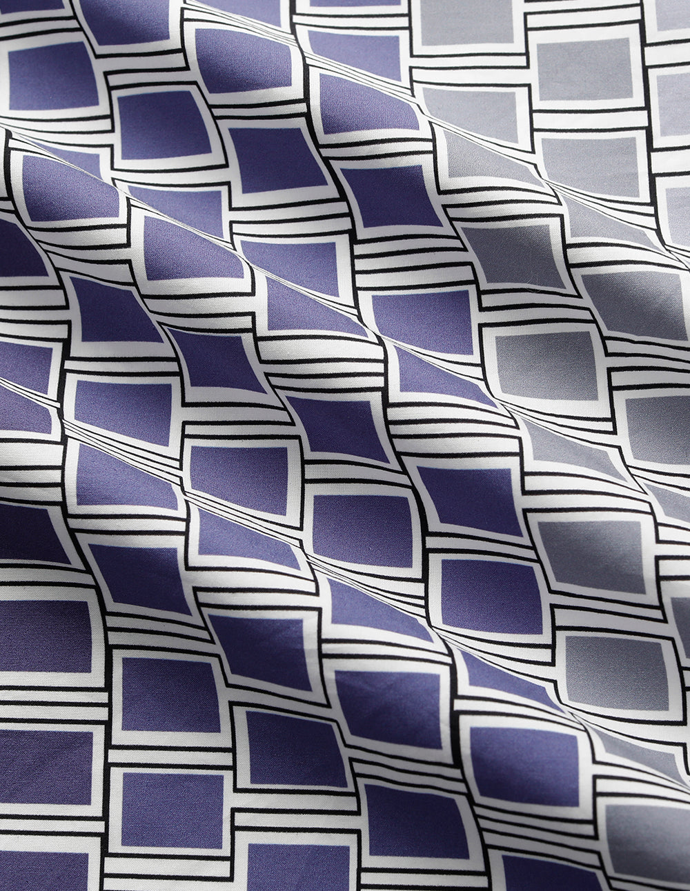 MARYLING Check-patchwork Plaid Tie-Waist Pleated Midi Shirt Dress