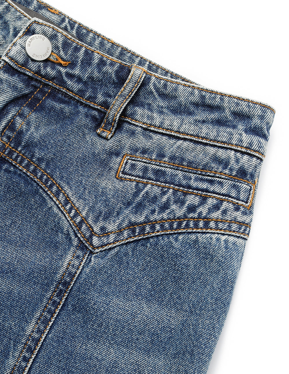 MARYLING Loose High-Waist Wide-Leg Jeans