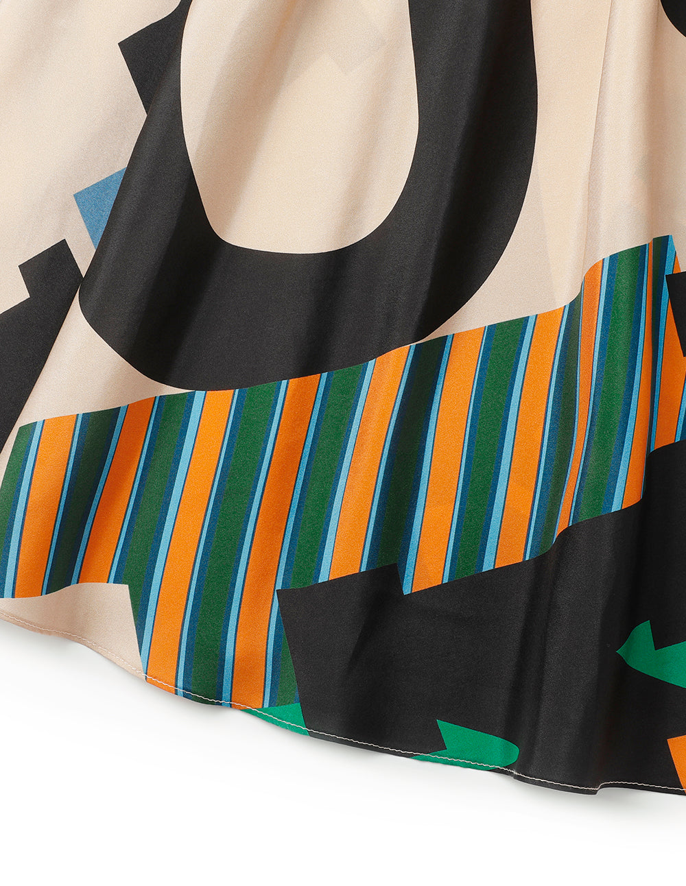 MARYLING Shirt Collar Short-Sleeves Printed Dress