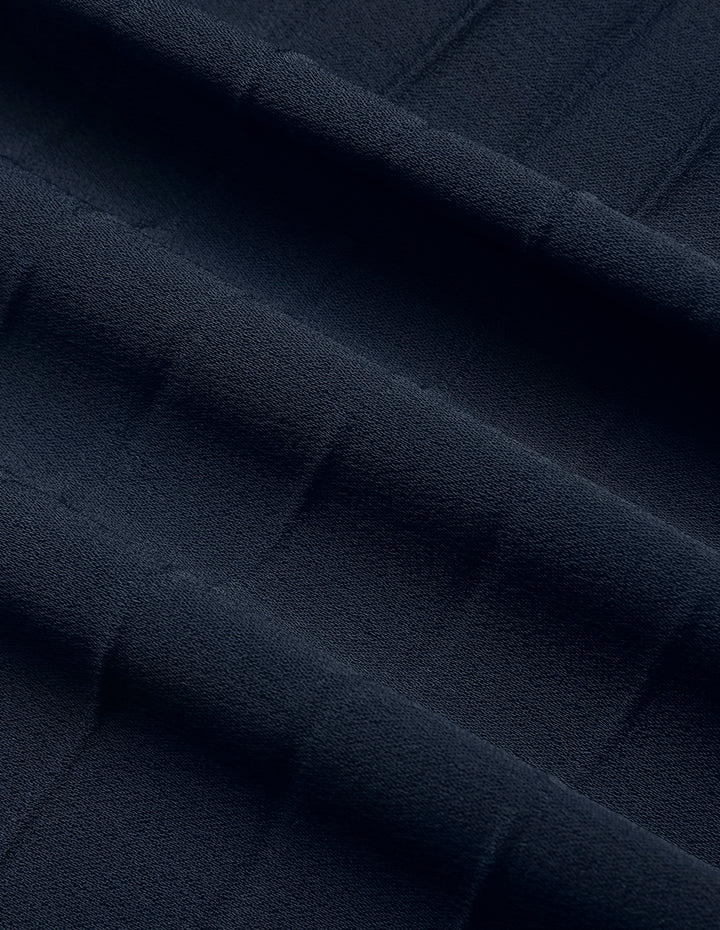 MARYLING Dark Blue Sun Pleated Skirt