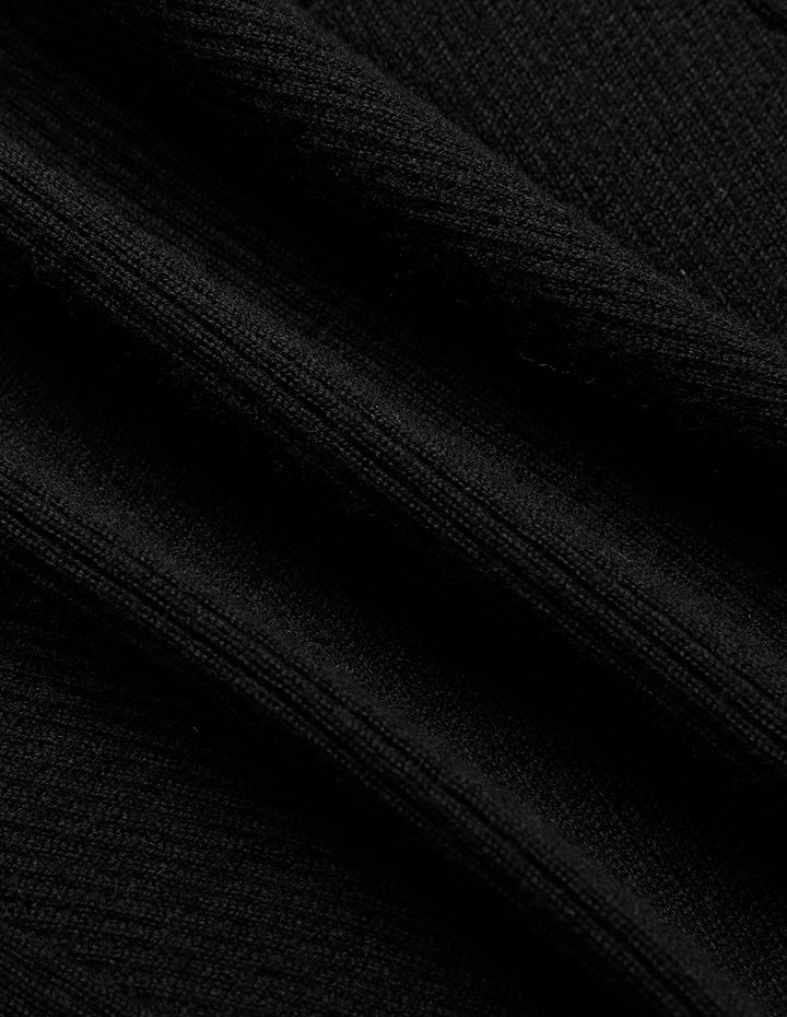 MARYLING Ribbon Silk Printed Top Patchwork Knitted Vest