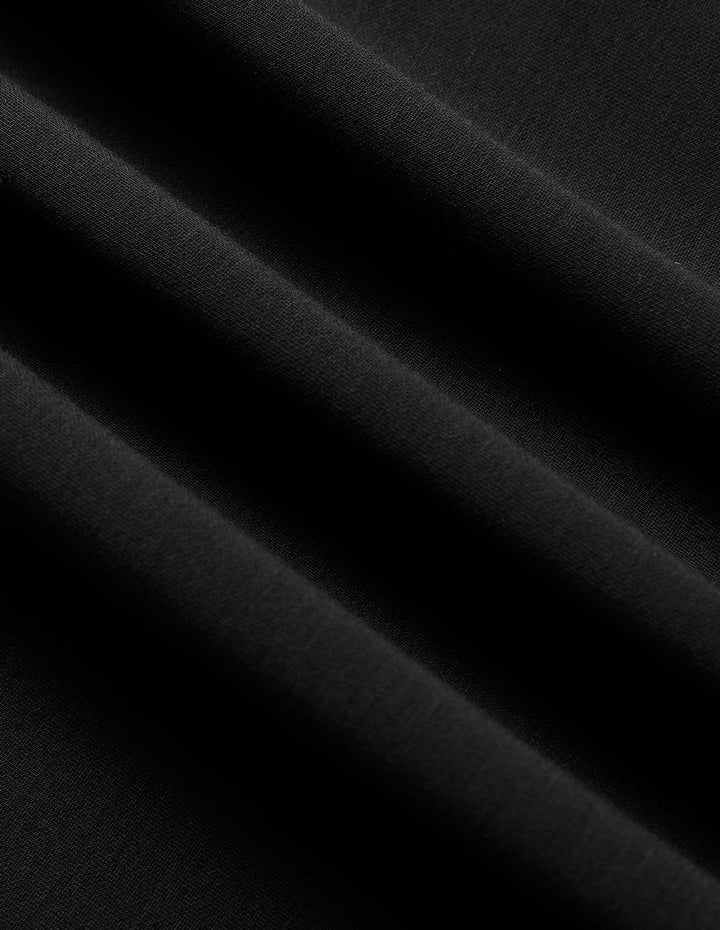 MARYLING Stand-Collar Long-Sleeve Knitted Top