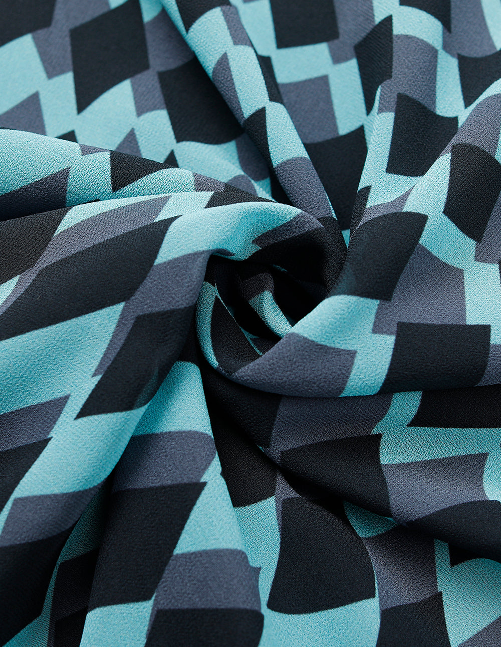 MARYLING A-Line Geometric Print Knee-Length Skirt