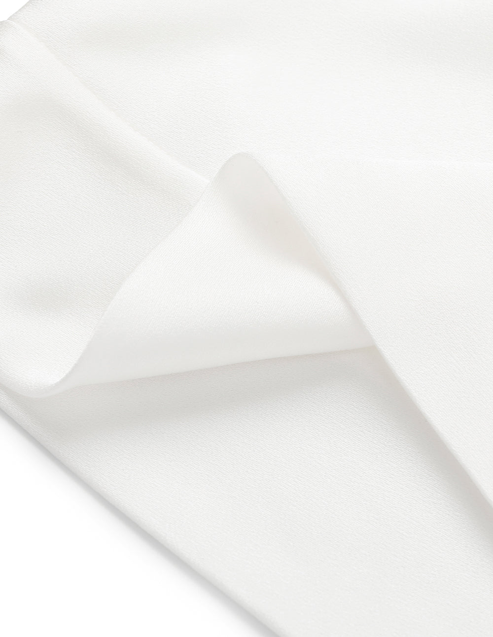 MARYLING Lace Hollow Sleeveless White Silk Camisole Top