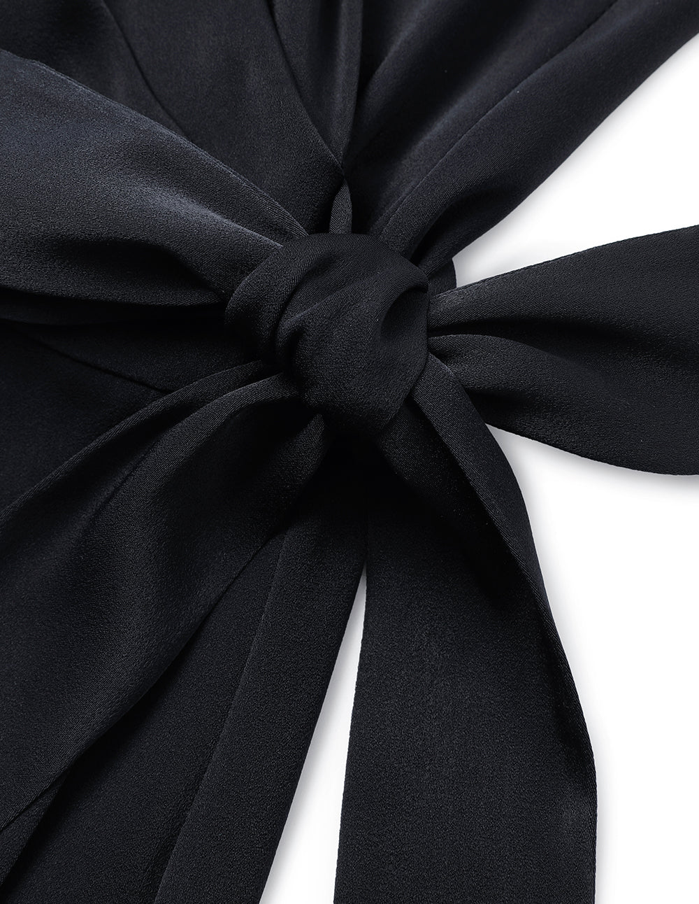 MARYLING Sleeveless V-Neck Tie Detail Top