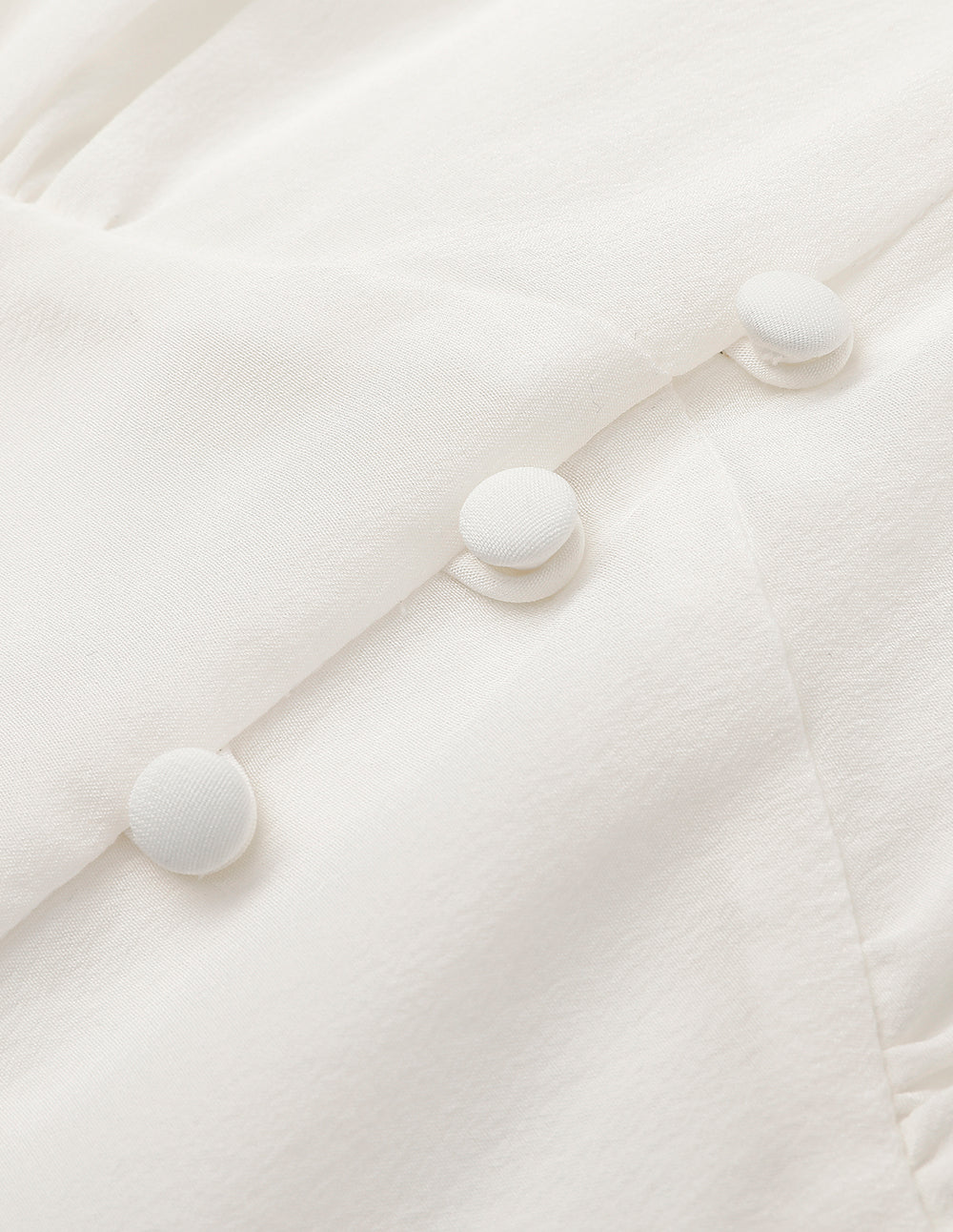 MARYLING V-Shaped Shirt Collar High Waist Slit Silk Top