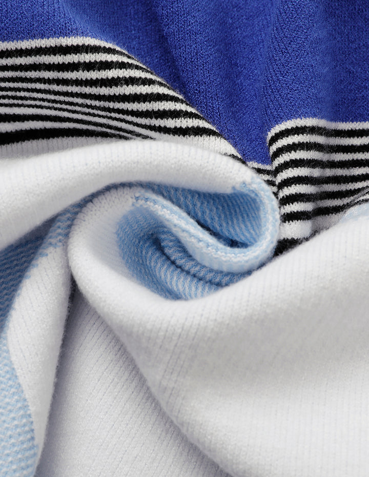 MARYLING Colourblock Knitted Cardigan