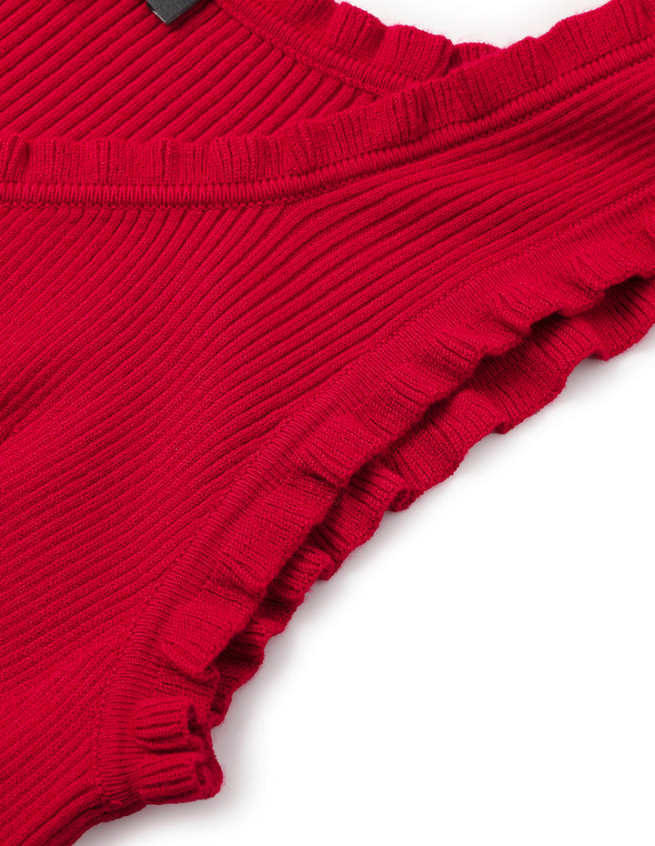 MARYLING Knitted Sleeveless Dress