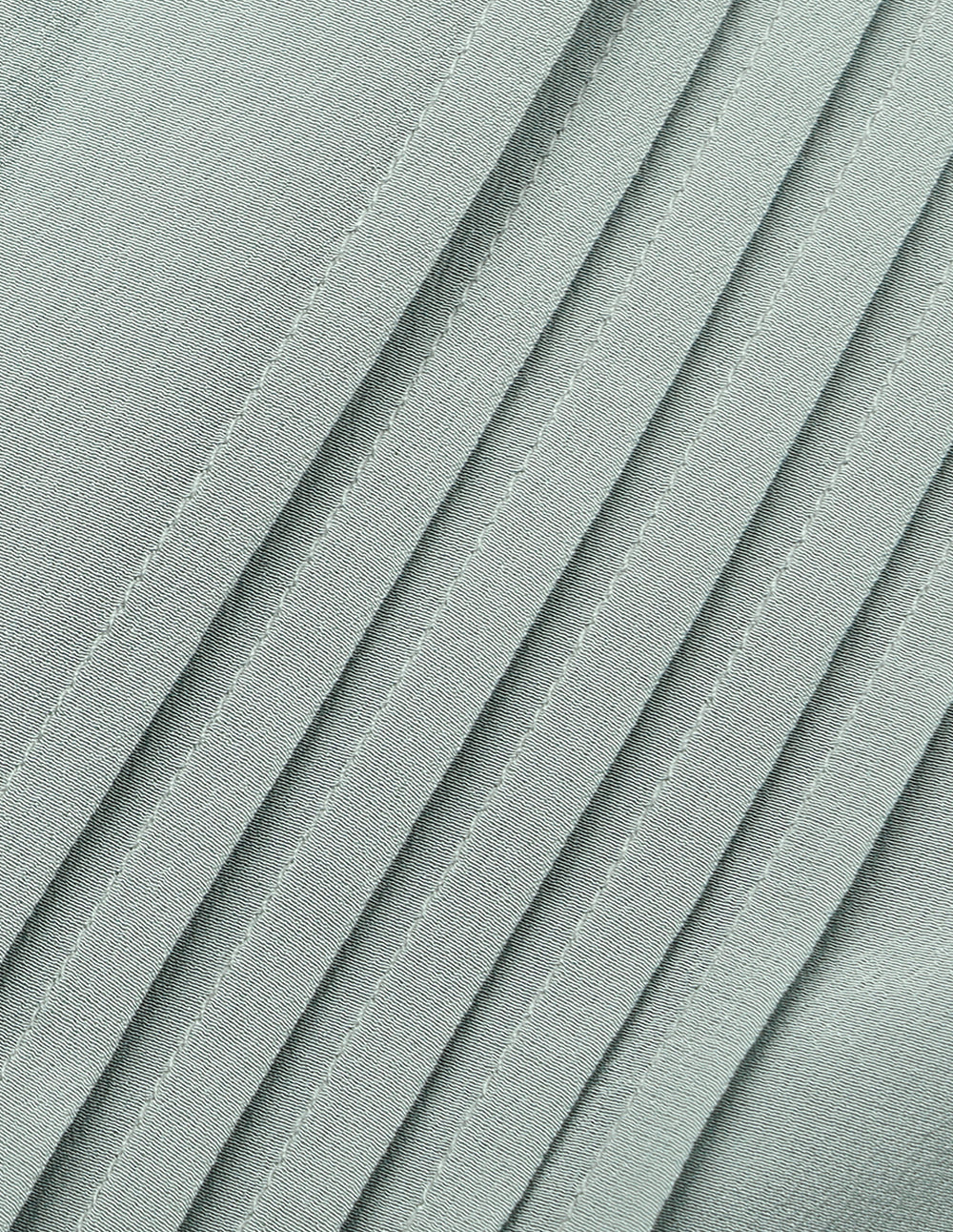 MARYLING Striped Long-Sleeve Silk Blouse