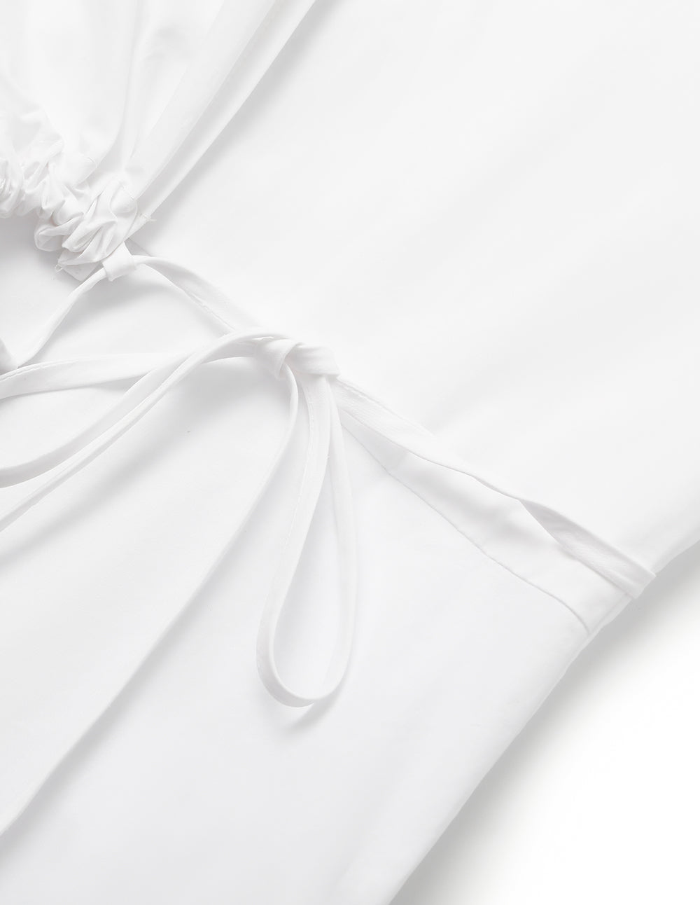 MARYLING V-Neck Long-Sleeve Asymmetric-Waist Wrap Blouse