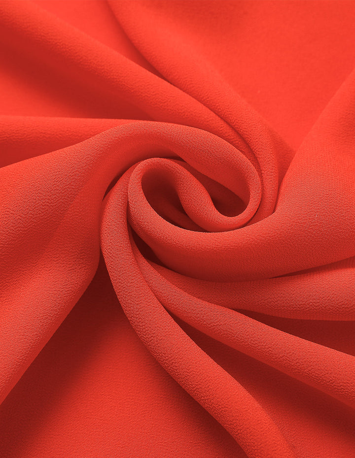 MARYLING One-Shoulder Asymmetric Empire-Waist Pleated Houndstooth Midi Dress