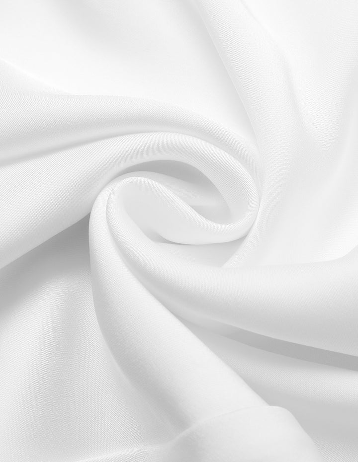 MARYLING White Lace Wide Shoulder Strap Vest