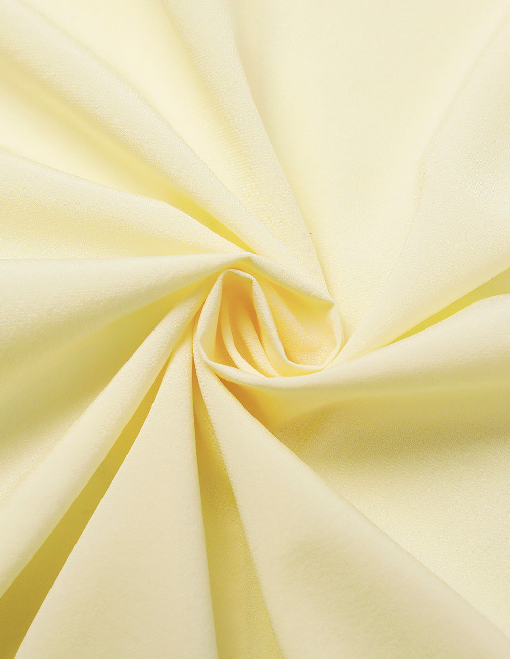 MARYLING Round Neck Long-Sleeve Pleated Silk Top