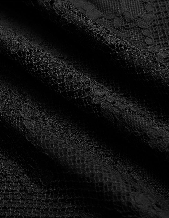 MARYLING Off-Shoulder A-Hem Lace Dress