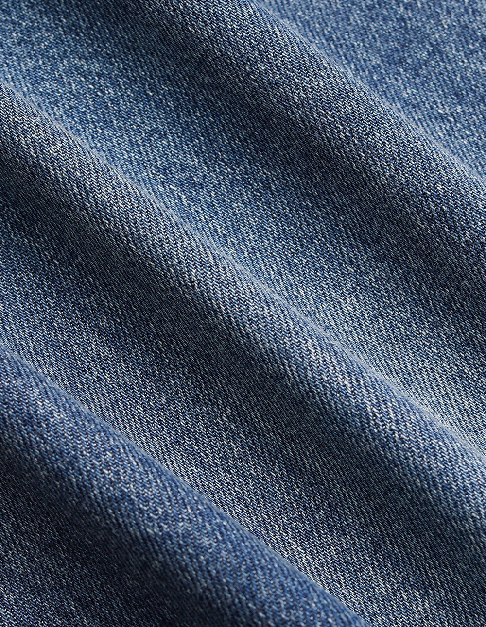 MARYLING Loose Fit Straight Leg Washed Blue Jeans