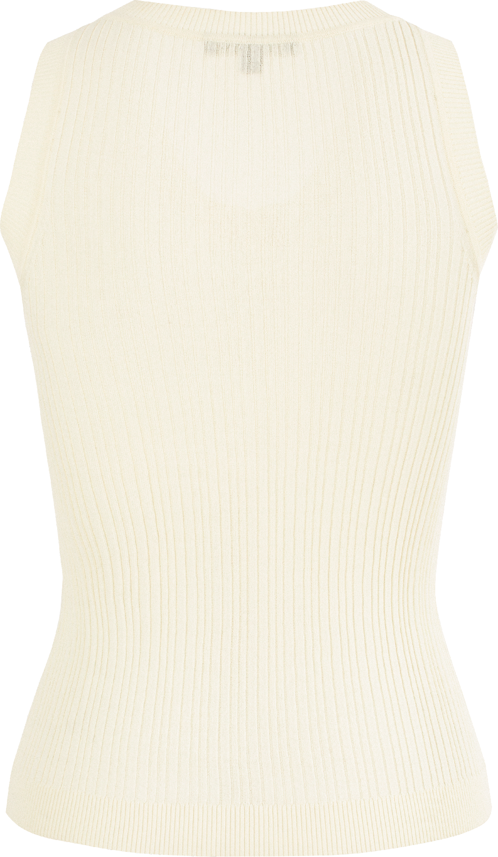 MARYLING Pastel Yellow Slim Knit Vests