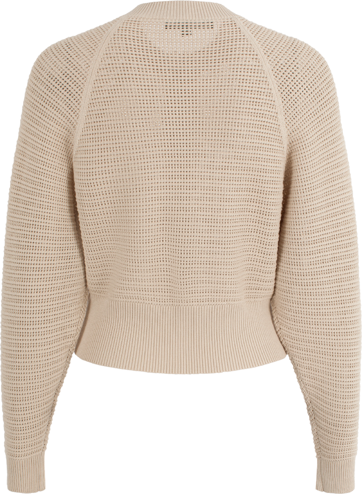 MARYLING Beige Relaxed Knit Cardigans