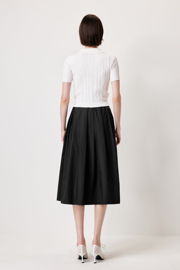 MARYLING Off-White Simple Knit Cardigans