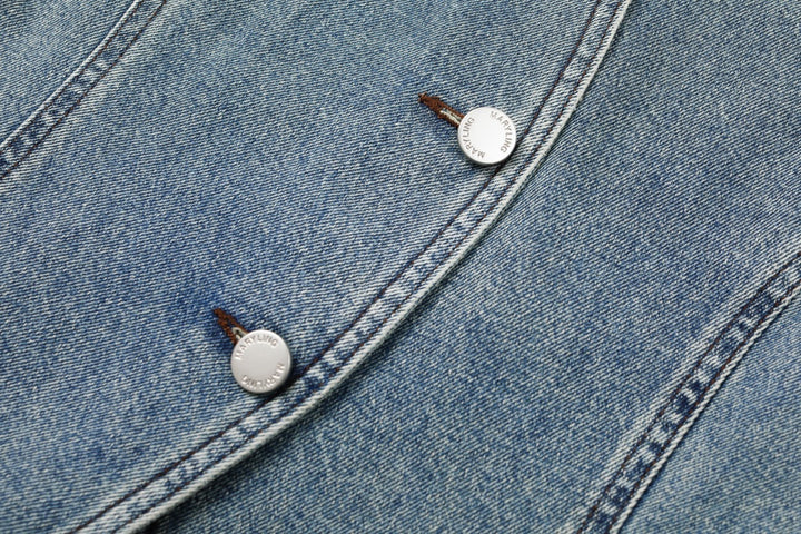 MARYLING Denim Blue Washed Vintage Denim Jackets