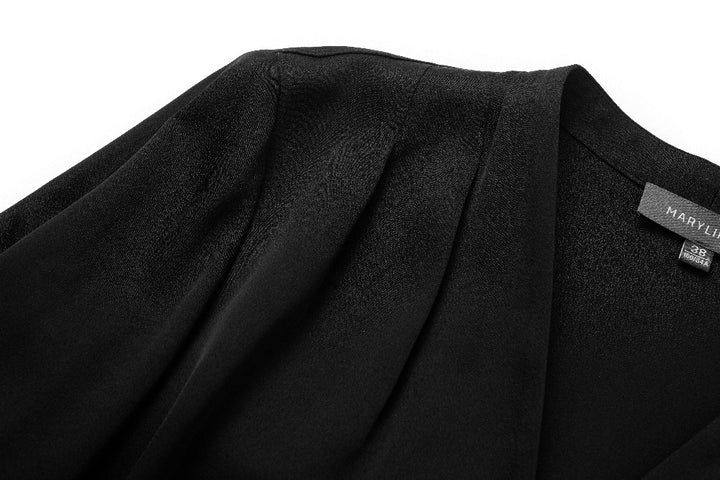 MARYLING Precision-Tailored Waist-Defined Blouses