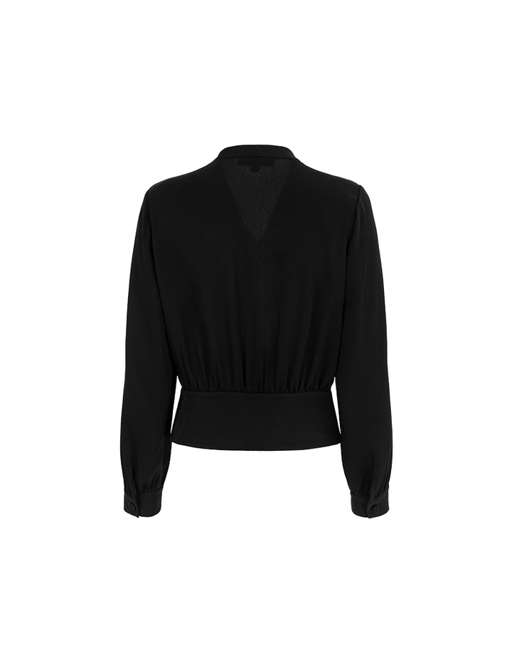 MARYLING Precision-Tailored Waist-Defined Blouses