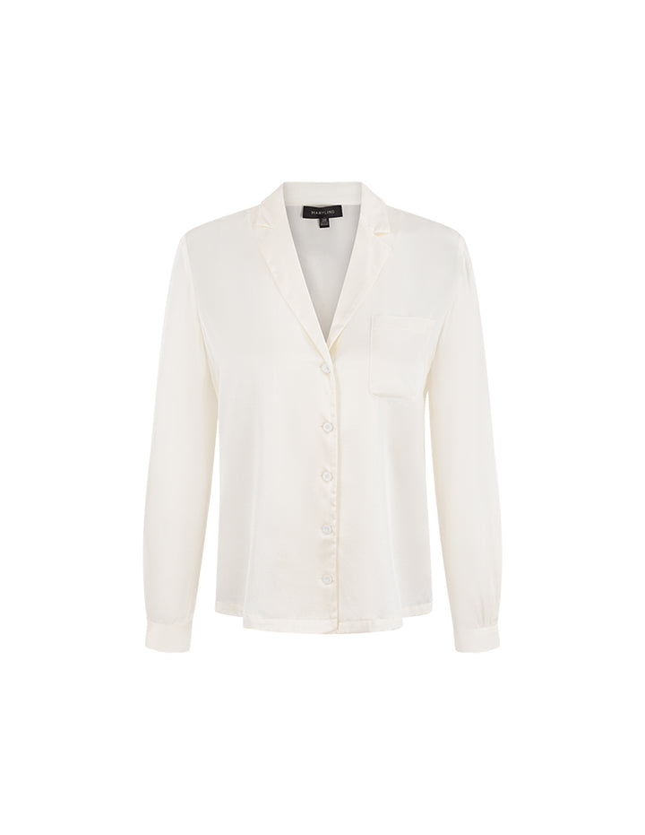 MARYLING Effortless Ivory Relaxed Blouses