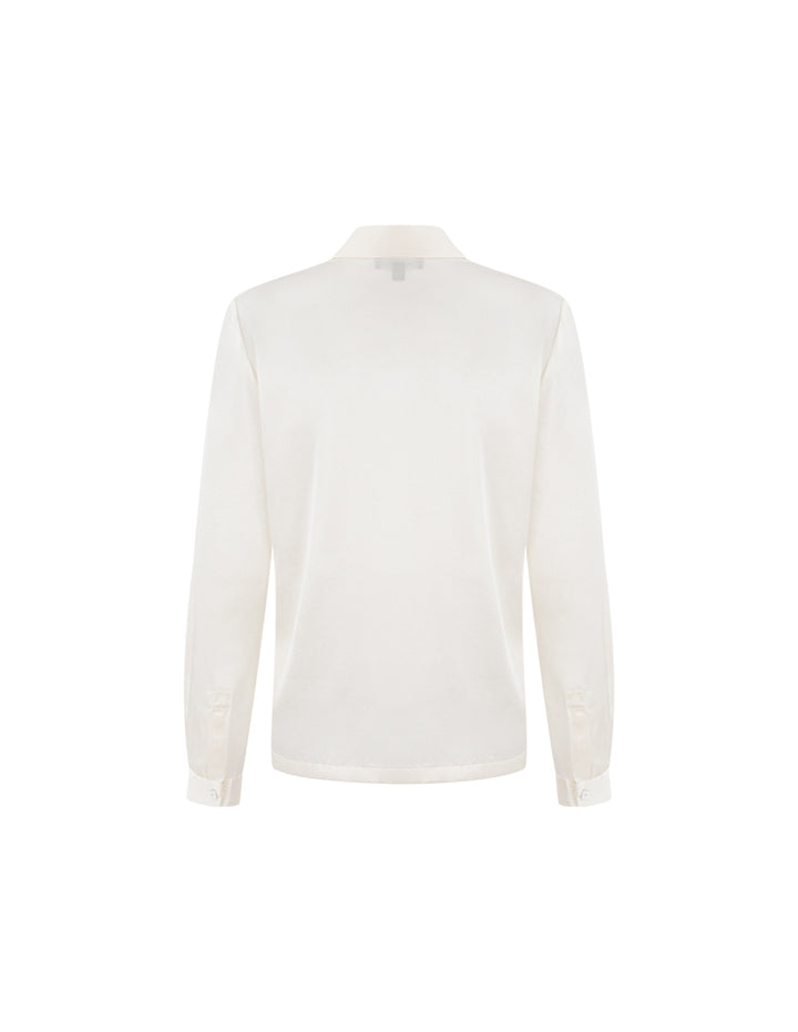 MARYLING Effortless Ivory Relaxed Blouses