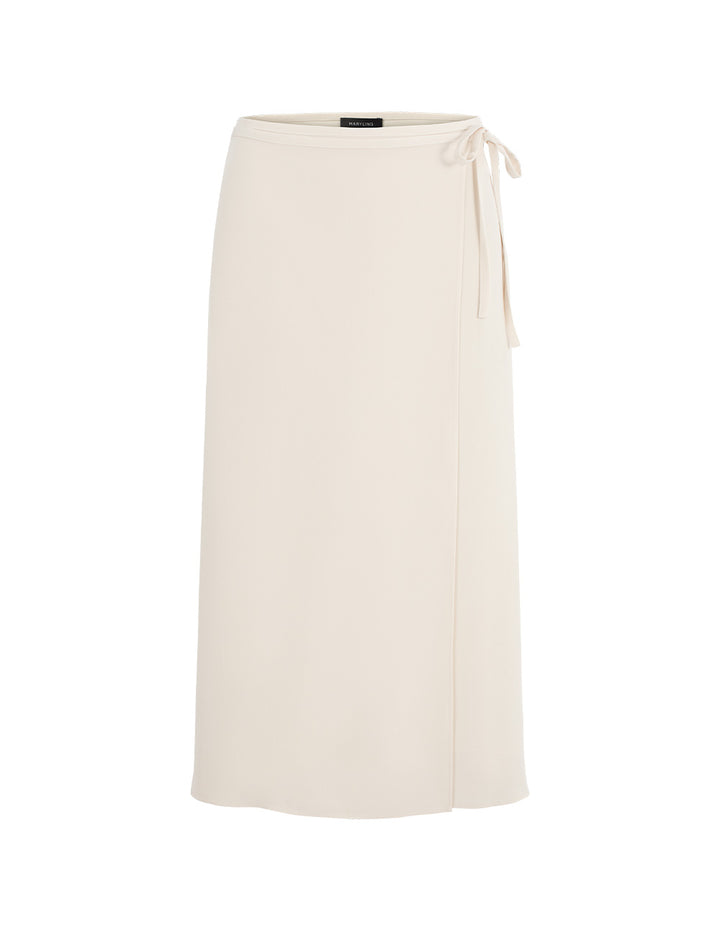 MARYLING White Elegant Silhouette Skirts