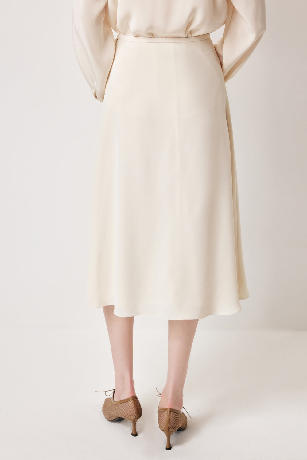 MARYLING White Elegant Silhouette Skirts